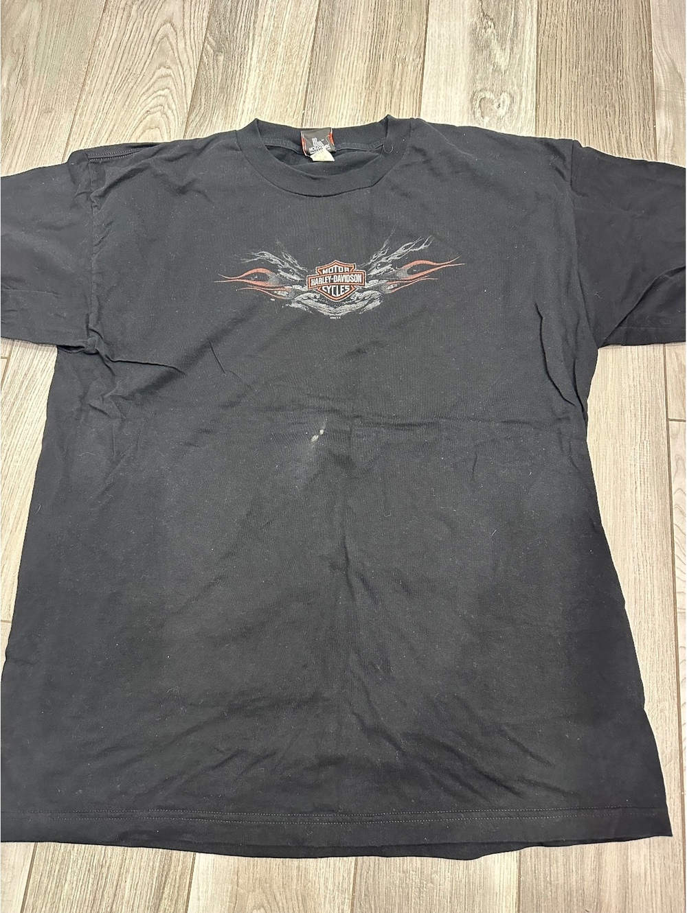 Harley-Davidson 2XL Black Graphic T-Shirt Woodstock New York
